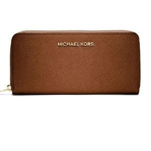 MICHAEL MICHAEL KORS JET SET TRAVEL SAFFIANO LEATH